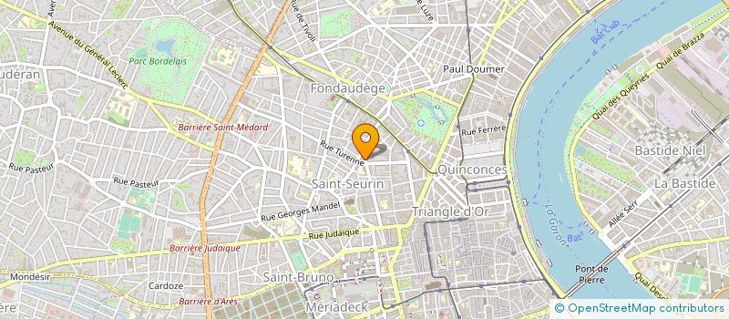 localisation de l'entreprise MADAME ELISABETH SASTRE à BORDEAUX