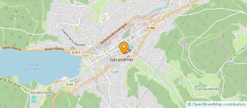 localisation de l'entreprise MADAME ELISABETH SAUGER  GERARDMER