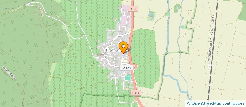 localisation de l'entreprise MADAME ELISABETH SCHAEFLE  PFAFFENHEIM