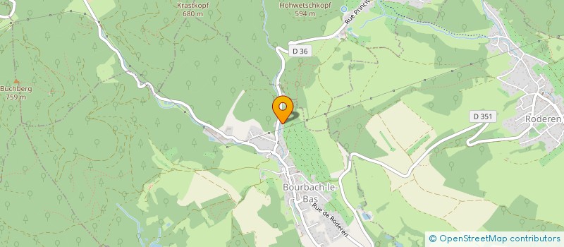 localisation de l'entreprise MADAME ELISABETH SCHIRCH  BOURBACH-LE-BAS