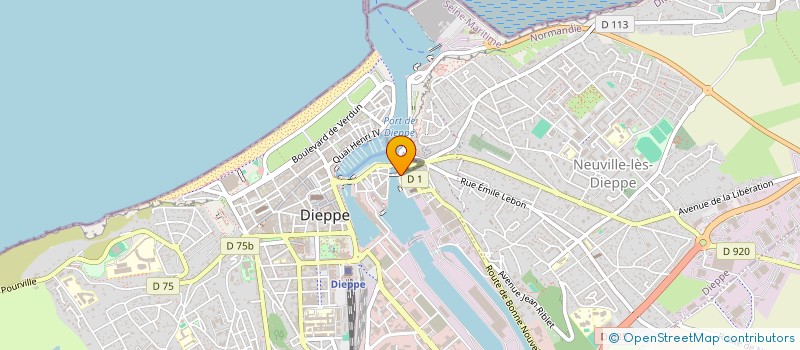 localisation de l'entreprise MADAME ELISABETH SCHNEIDER  DIEPPE