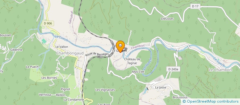 localisation de l'entreprise MADAME ELISABETH SCHOBER  CHAMBORIGAUD