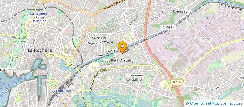 localisation de l'entreprise MADAME ELISABETH SCHWARTZ  LA ROCHELLE