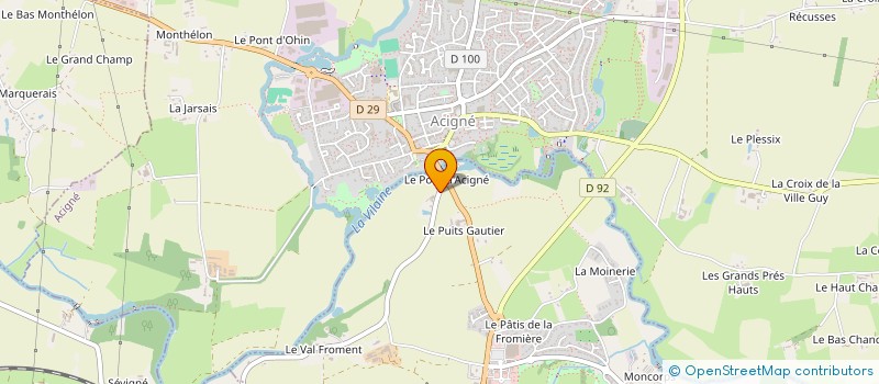 localisation de l'entreprise MADAME ELISABETH SEGONDAT  NOYAL-SUR-VILAINE