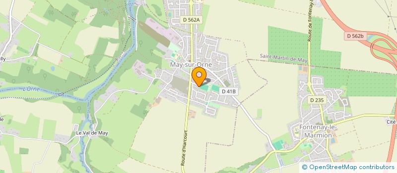 localisation de l'entreprise MADAME ELISABETH SEINCE  MAY-SUR-ORNE