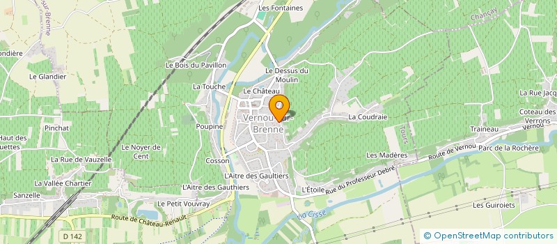 localisation de l'entreprise MADAME ELISABETH SERGENT à VERNOU-SUR-BRENNE