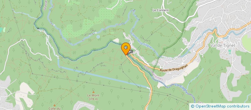 localisation de l'entreprise MADAME ELISABETH SERRA  MONTAUROUX