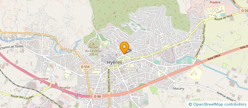 localisation de l'entreprise MADAME ELISABETH SERRE  HYERES