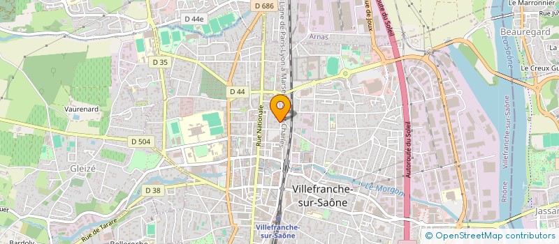 localisation de l'entreprise MADAME ELISABETH SERRIER  LA CHAPELLE DE GUINCHAY