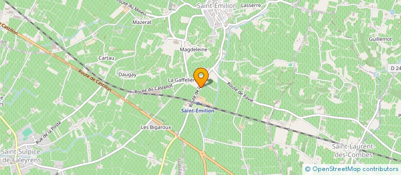 localisation de l'entreprise MADAME ELISABETH SEYNHAEVE  SAINT-EMILION