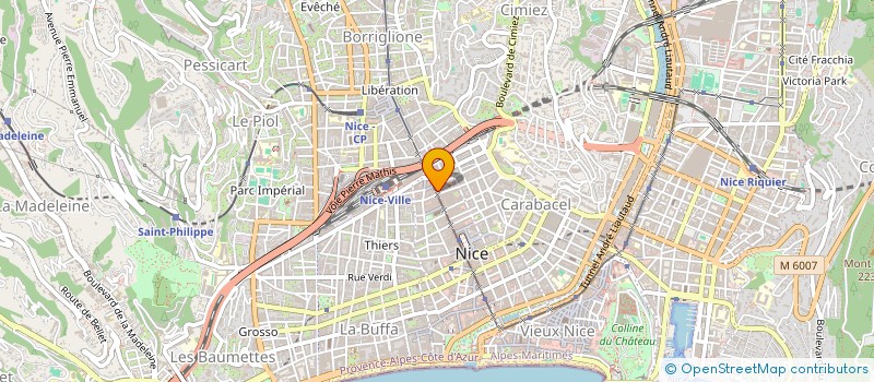 localisation de l'entreprise MADAME ELISABETH SIMSOLO à NICE