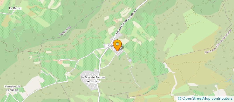 localisation de l'entreprise MADAME ELISABETH SINAPIN  FONTANES