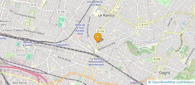 localisation de l'entreprise MADAME ELISABETH SOCHARD  GAGNY