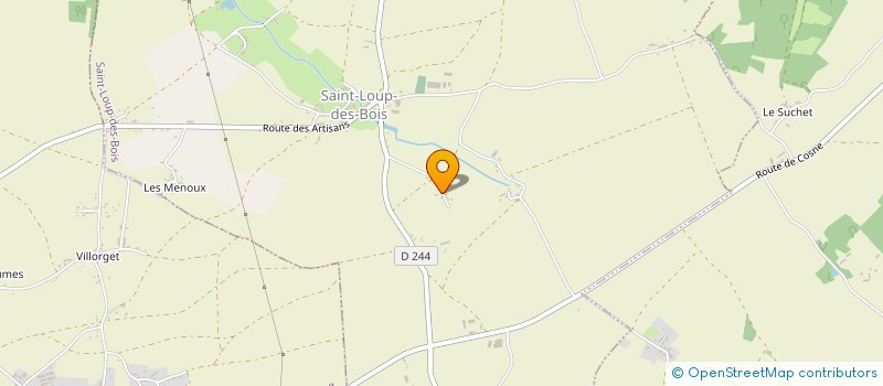 localisation de l'entreprise MADAME ELISABETH-SOPHIE DECAUX à SAINT-LOUP-DES-BOIS