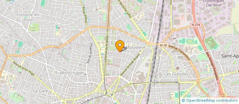 localisation de l'entreprise MADAME ELISABETH SOUILLER à DIJON