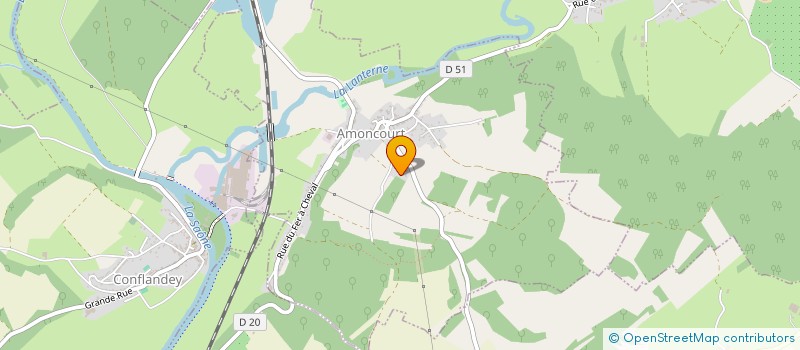 localisation de l'entreprise MADAME ELISABETH SOURDOT  AMONCOURT