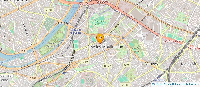localisation de l'entreprise MADAME ELISABETH SOUSSAN MALET à ISSY-LES-MOULINEAUX