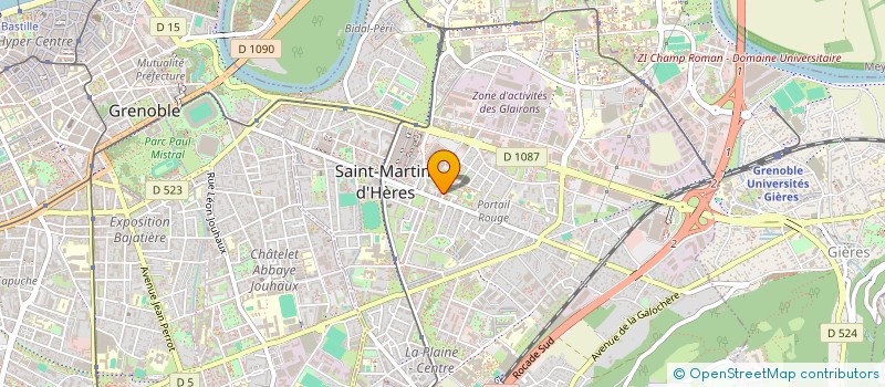 localisation de l'entreprise MADAME ELISABETH STAMBOULIAN à SAINT-MARTIN-D'HERES