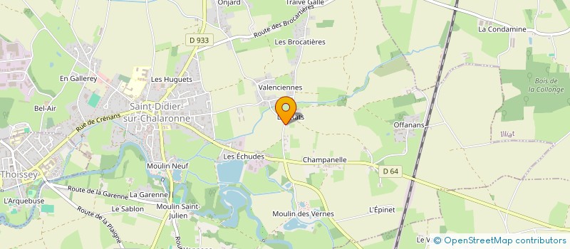 localisation de l'entreprise MADAME ELISABETH SUGY à SAINT-DIDIER-SUR-CHALARONNE