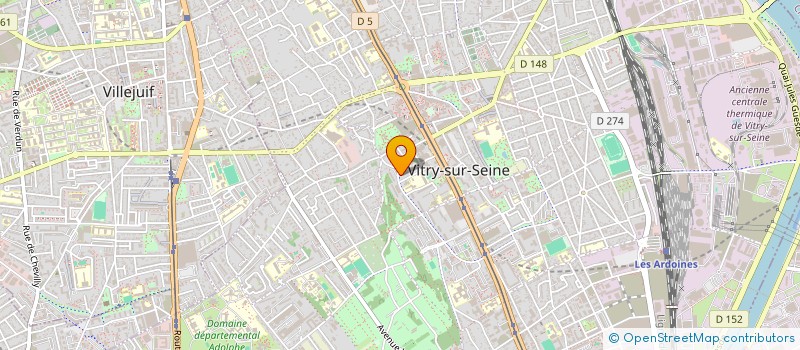 localisation de l'entreprise MADAME ELISABETH TAKOUDJOU NGOUFACK à VITRY-SUR-SEINE