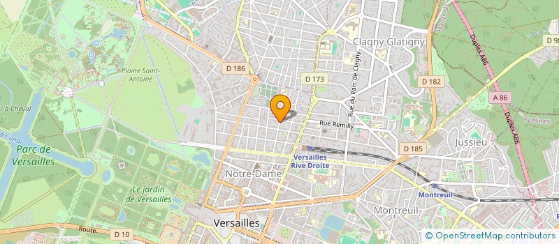 localisation de l'entreprise MADAME ELISABETH TAN à VERSAILLES