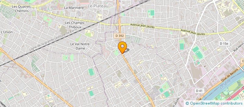 localisation de l'entreprise MADAME ELISABETH TAVAREZ à BEZONS