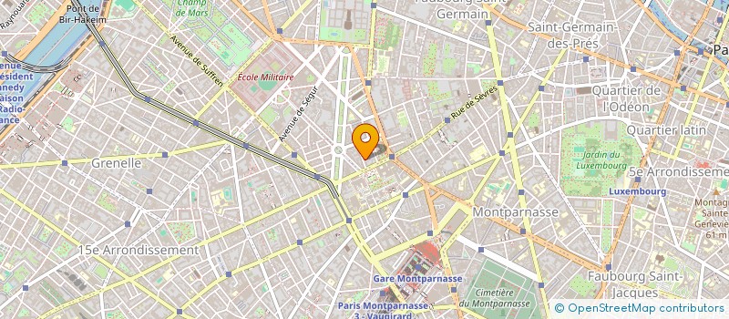 localisation de l'entreprise MADAME ELISABETH TEILLAUD  PARIS