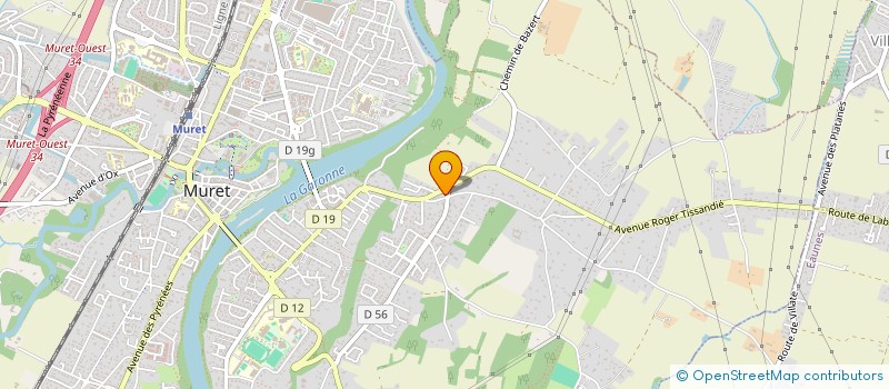 localisation de l'entreprise MADAME ELISABETH TEMPLIER  MURET