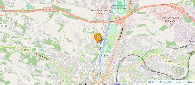 localisation de l'entreprise MADAME ELISABETH TEMURI  AUCH