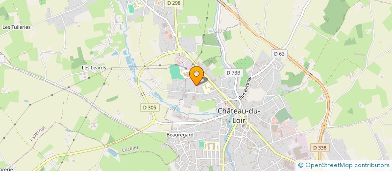 localisation de l'entreprise MADAME ELISABETH THIERRY  MONTVAL-SUR-LOIR