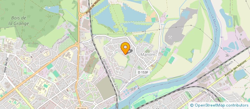 localisation de l'entreprise MADAME ELISABETH THIL  MANOM