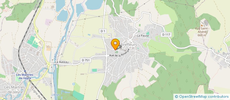 localisation de l'entreprise MADAME ELISABETH THOMAS  LA SAUVETAT