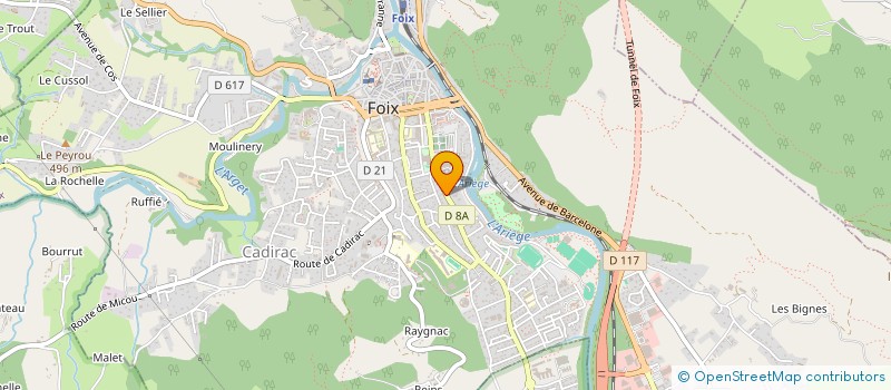 localisation de l'entreprise MADAME ELISABETH TIGNOL à FOIX