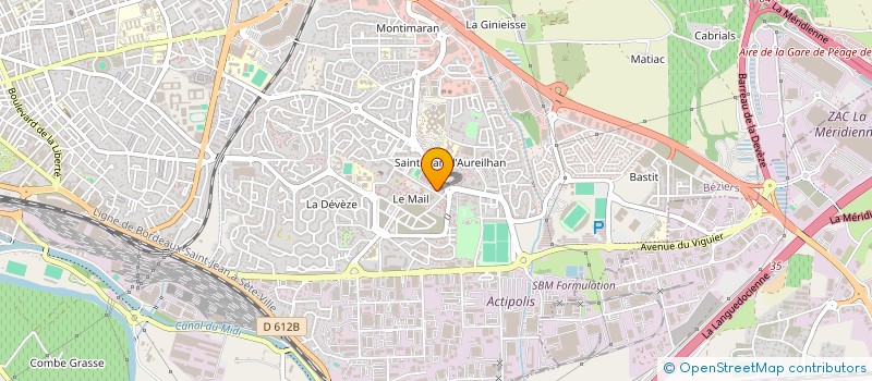 localisation de l'entreprise MADAME ELISABETH TITONE  BEZIERS