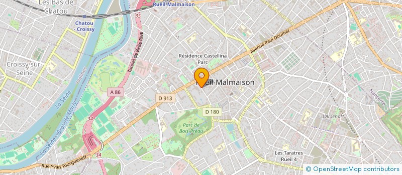 localisation de l'entreprise MADAME ELISABETH TORRES  LE VESINET