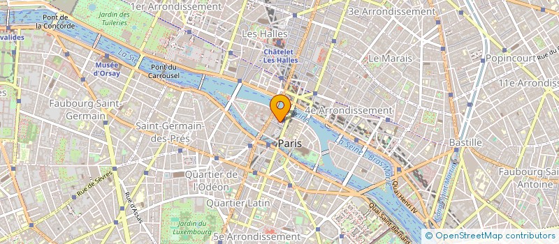 localisation de l'entreprise MADAME ELISABETH TOULLIER à PARIS