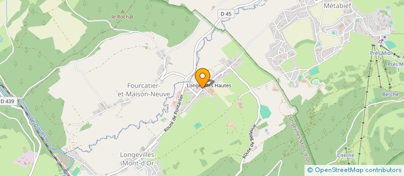 localisation de l'entreprise MADAME ELISABETH TOURNOUX  LONGEVILLES-MONT-D'OR