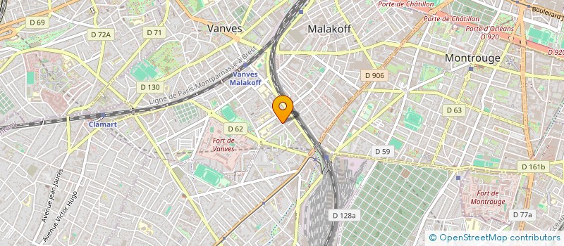 localisation de l'entreprise MADAME ELISABETH TREHARD à MALAKOFF