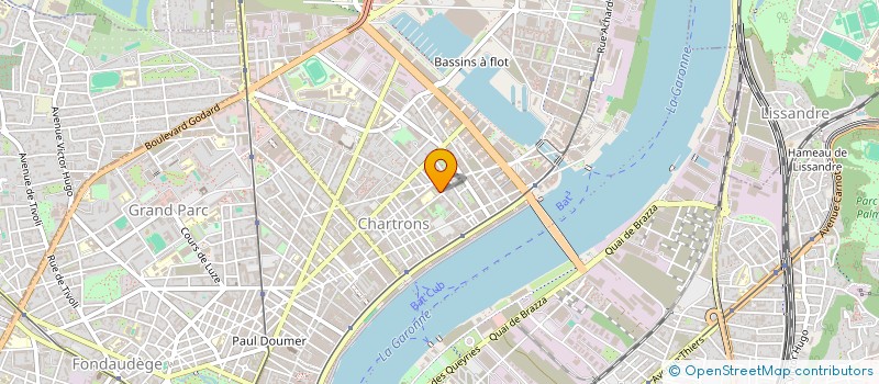 localisation de l'entreprise MADAME ELISABETH TUILLIER à BORDEAUX