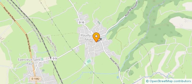 localisation de l'entreprise MADAME ELISABETH URSIN  POUILLY-LES-FEURS