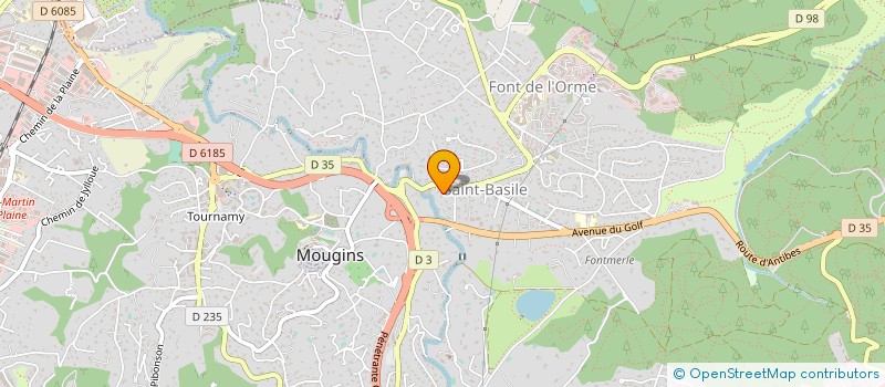 localisation de l'entreprise MADAME ELISABETH VALTAT à MOUGINS