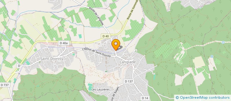 localisation de l'entreprise MADAME ELISABETH VAN DER BENT  LANGLADE