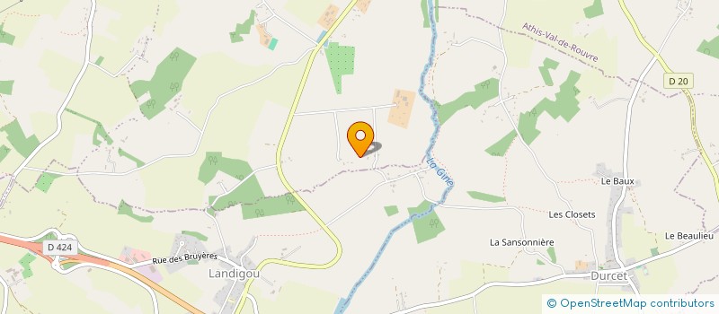 localisation de l'entreprise MADAME ELISABETH VAN DER KOGEL à ATHIS-VAL DE ROUVRE