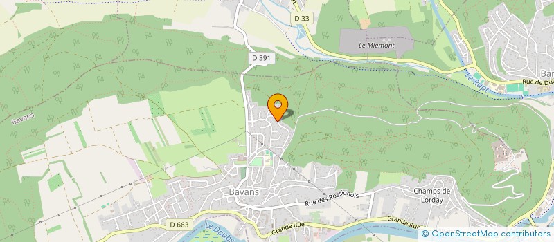 localisation de l'entreprise MADAME ELISABETH VAN SOMMEREN à BAVANS