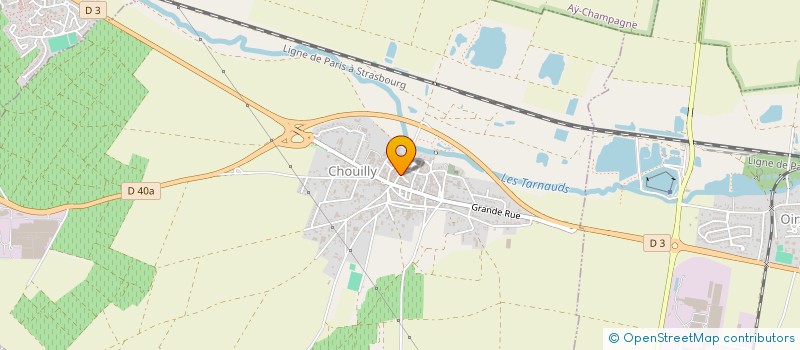 localisation de l'entreprise MADAME ELISABETH VATEL  CHOUILLY