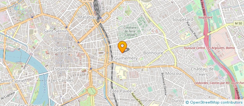 localisation de l'entreprise MADAME ELISABETH VERGES à TOULOUSE