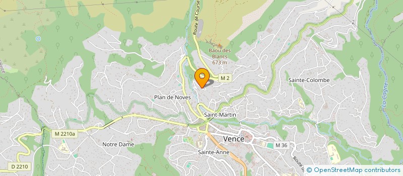 localisation de l'entreprise MADAME ELISABETH VERRAT  VENCE