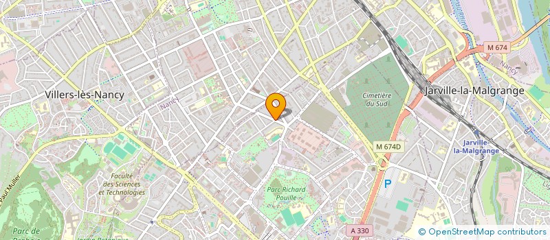 localisation de l'entreprise MADAME ELISABETH VICAIRE  VANDUVRE-LES-NANCY