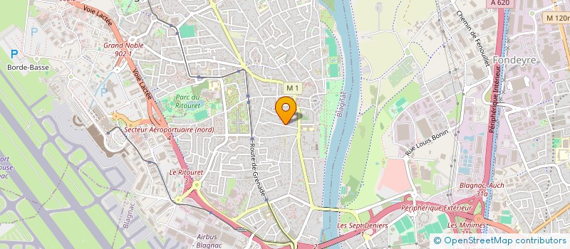 localisation de l'entreprise MADAME ELISABETH VIDAL à BLAGNAC