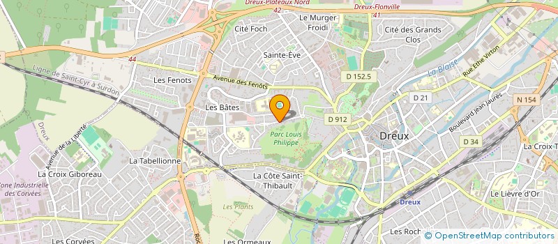 localisation de l'entreprise MADAME ELISABETH VIEIRA à DREUX